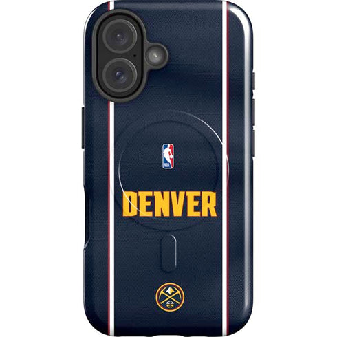 NBA Denver Nuggets Jersey iPhone 16 Plus Magsafe Impact Case